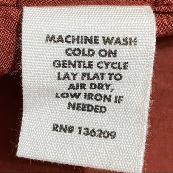 Hatch Maternity Dress 2 Clay Ikat Katherine Maxi Sleeveless Lightweight NWT - Picture 8 of 9